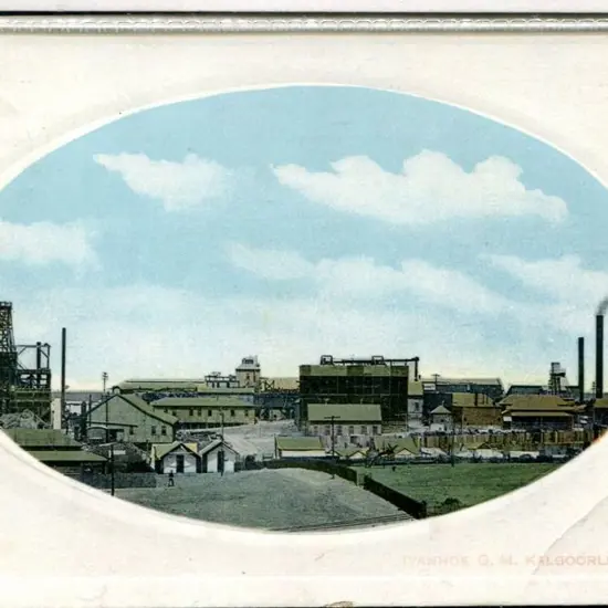 "Ivanhoe G.M. Kalgoorlie, WA" Hocking & Co oval ...