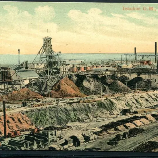 "Ivanhoe G.M., Boulder, WA" Falk colour postally ...