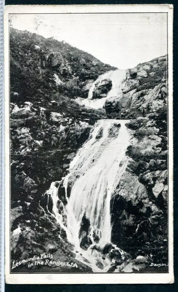 "Lesmurdie Falls in the Ranges, WA" Western Mail. ... Image 1++