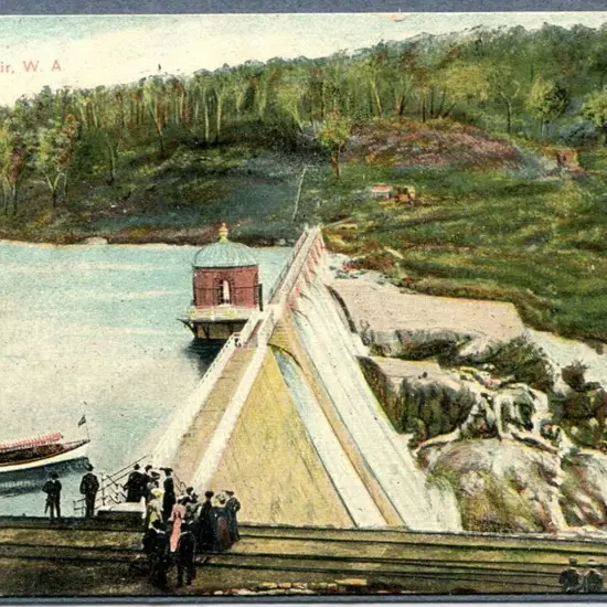 "Mundaring Weir, W.A." colour "South Australian ...