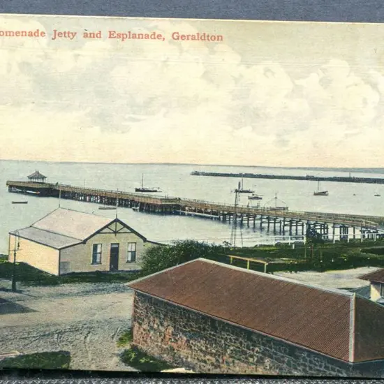 "Promenade, Jetty and Esplanade, Geraldton" ...