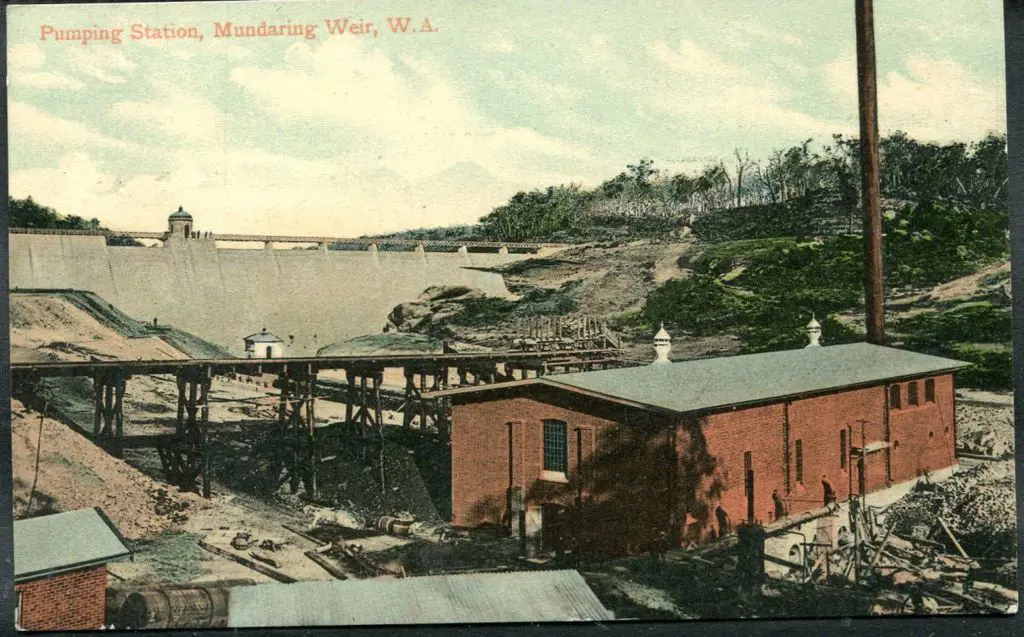 "Pumping Station, Mundaring Weir, WA" Falk colour ... Image 1++