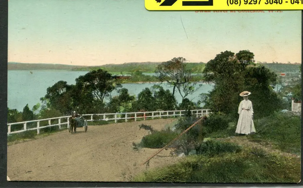"Swan River at Cottesloe, W.A." colour Falk. Fine ... Image 1++