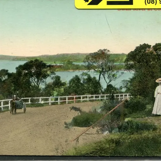 "Swan River at Cottesloe, W.A." colour Falk. Fine ...