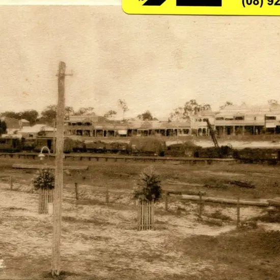 "View at Collie" sepia & white card printed in ...