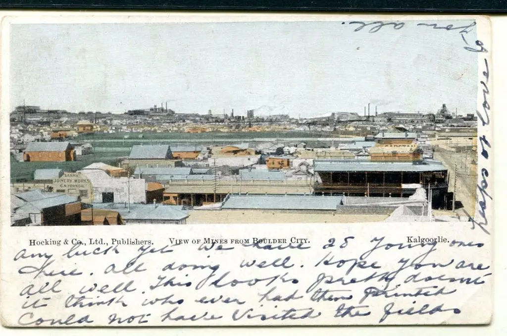 "View of Mines from Boulder City" Hocking & Co ... Image 1++
