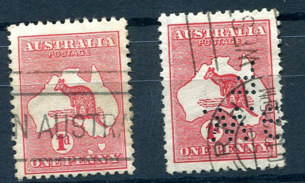 1913 1st Watermark 1d red, Die II with "extra ... Image 1++