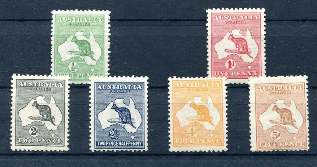 1913 1st Watermark 1d (Die II) to 5d (excl 3d) ... Image 1++