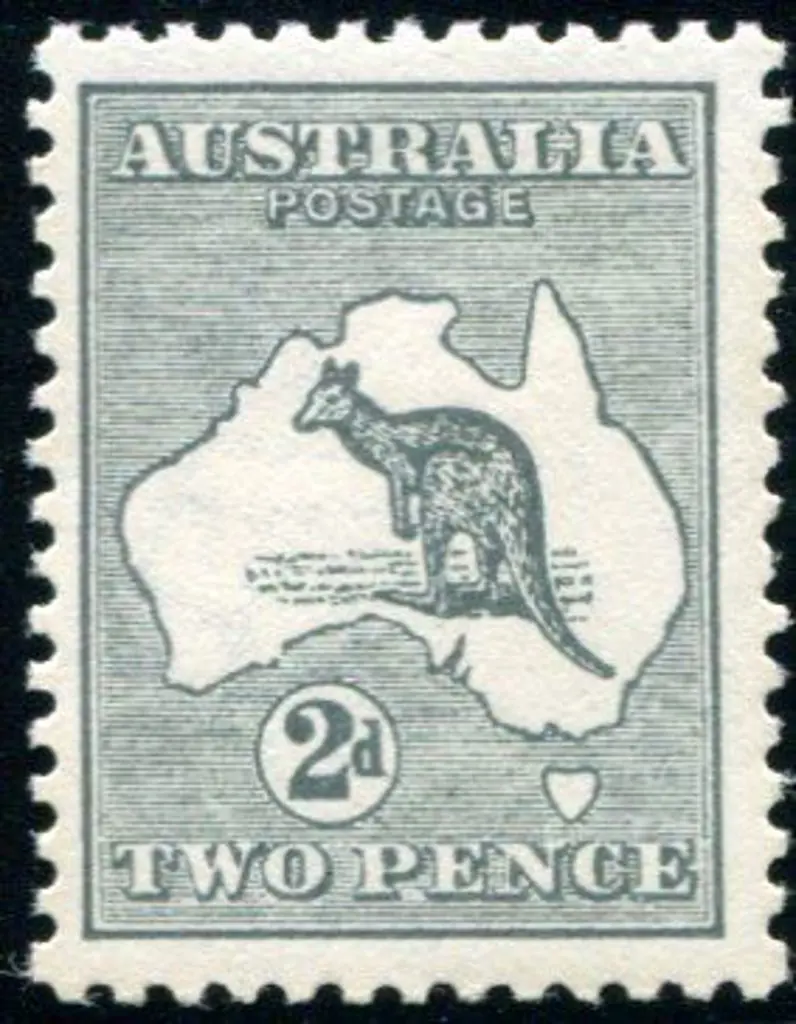 1913 1st Watermark 2d grey with inverted wmk. MUH ... Image 1++