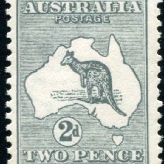 1913 1st Watermark 2d grey with inverted wmk. MUH ...