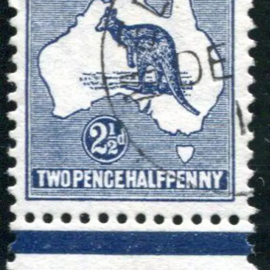 1913 1st Watermark 2½d indigo CTO example with ...