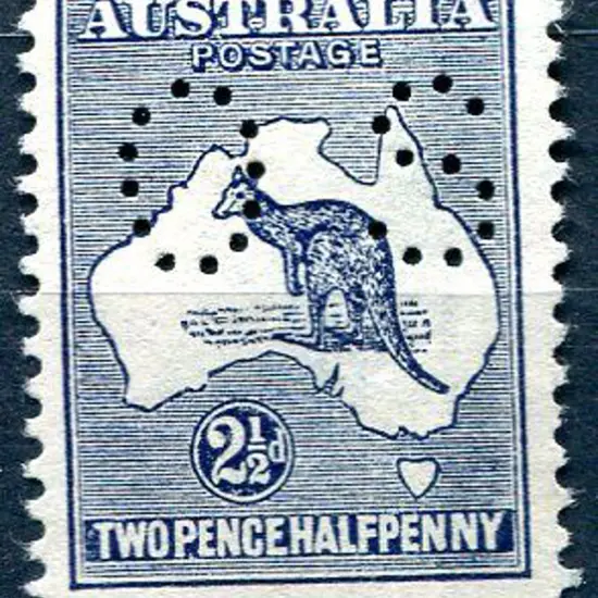 1913 1st Watermark 2½d light bluish-indigo ...