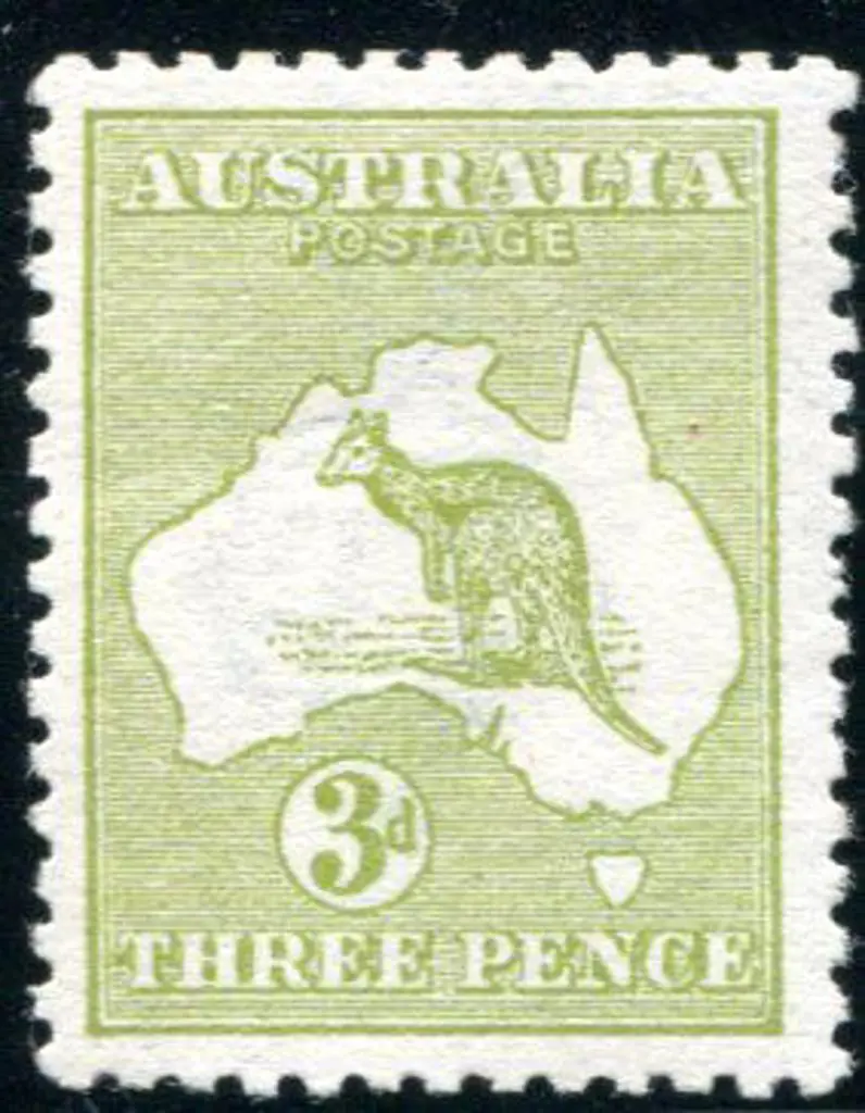 1913 1st Watermark 3d olive, Die I with inverted ... Image 1++
