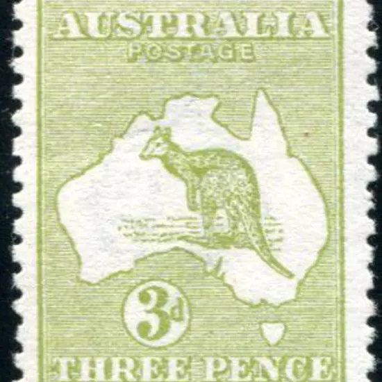 1913 1st Watermark 3d olive, Die I with inverted ...