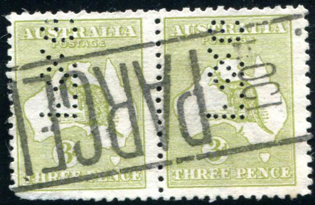 1913 1st Watermark 3d pale olive-green Die I & II ... Image 1++