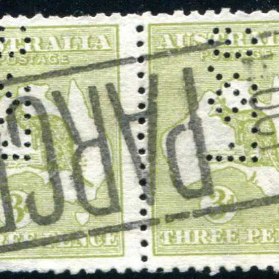 1913 1st Watermark 3d pale olive-green Die I & II ...