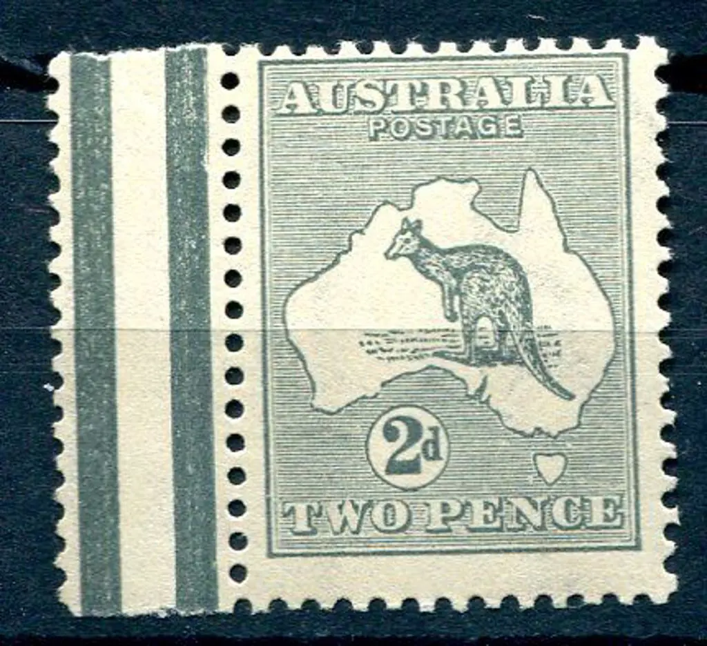 1915 2nd Watermark 2d grey with "extra islands ... Image 1++