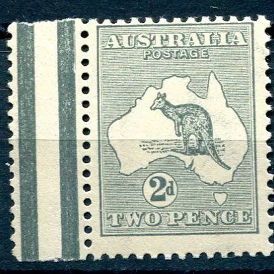 1915 2nd Watermark 2d grey with "extra islands ...