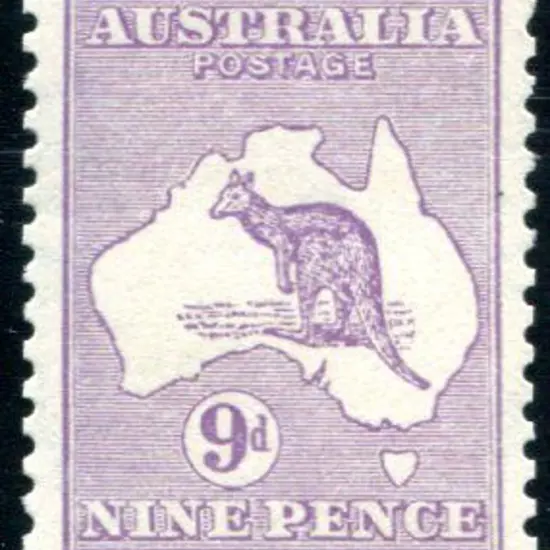 1915 2nd Watermark 9d violet. Well centered with ...