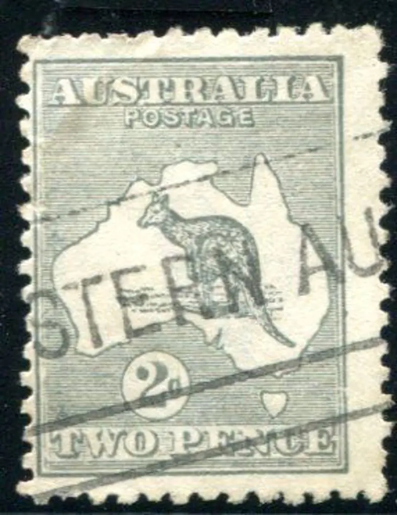 1915/28 3rd Watermark 2d grey, Die IIA, with ... Image 1++