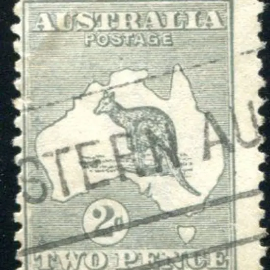 1915/28 3rd Watermark 2d grey, Die IIA, with ...