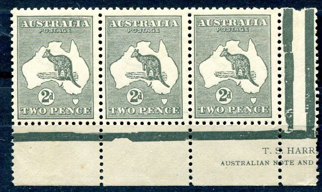 1915/28 3rd Watermark 2d bluish-grey, Die IIa part ... Image 1++