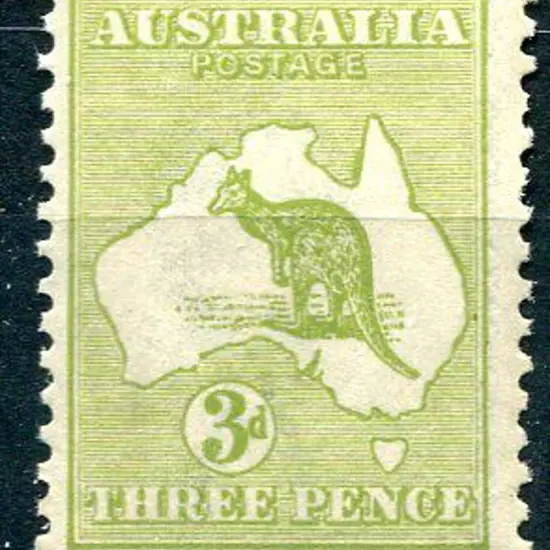 1915/28 3rd Watermark 3d olive green, Die II. ...