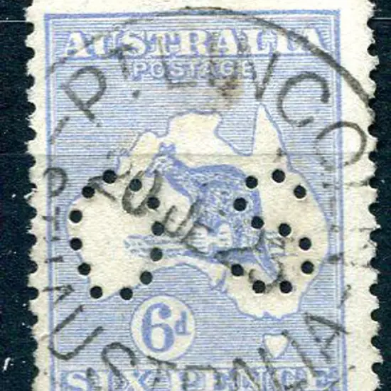 1915/28 3rd Watermark 6d bright ultramarine ...
