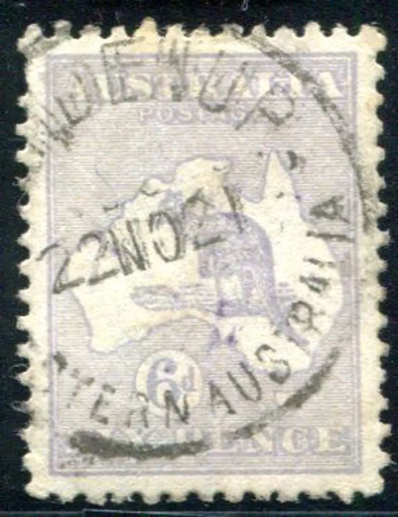 1915/28 3rd Watermark 6d pale greyish-violet with ... Image 1++