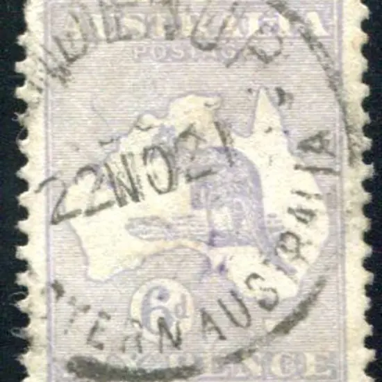 1915/28 3rd Watermark 6d pale greyish-violet with ...