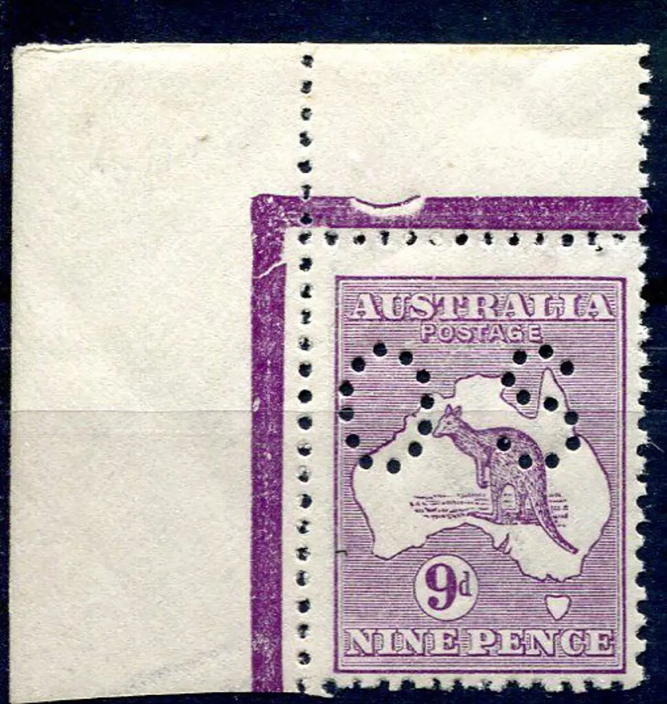 1915/28 3rd Watermark 9d pale violet, Die IIB ... Image 1++