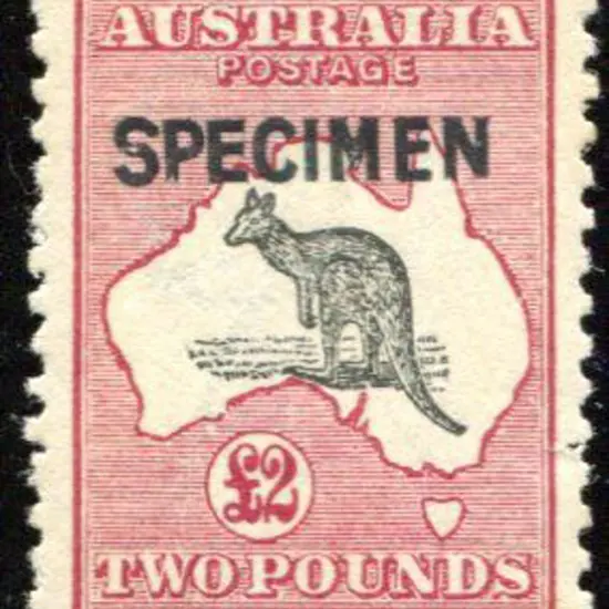 1915/28 3rd Watermark £2 grey-black & crimson ...