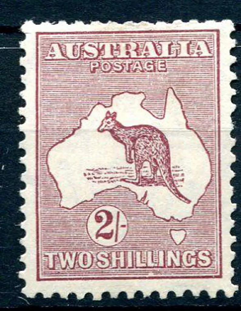 1929/30 Small Multiple Watermark 2/- maroon ... Image 1++