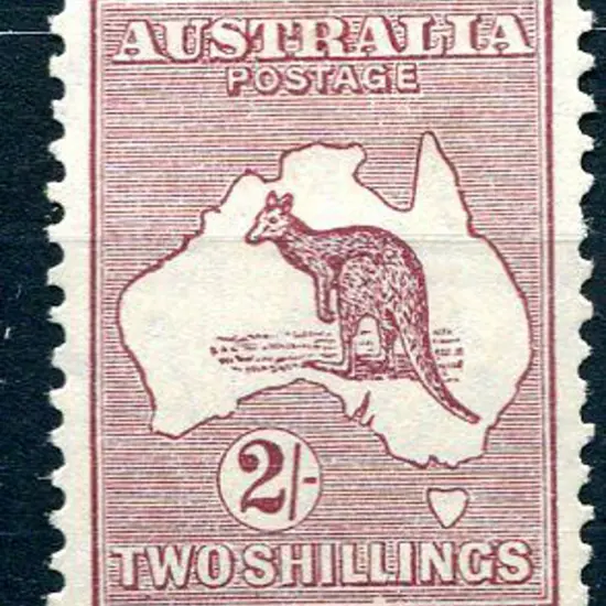 1929/30 Small Multiple Watermark 2/- maroon ...