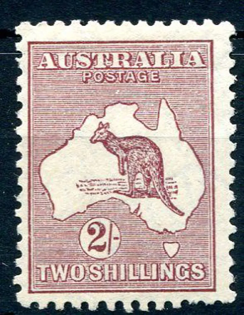 1929/30 Small Multiple Watermark 2/- maroon with ... Image 1++