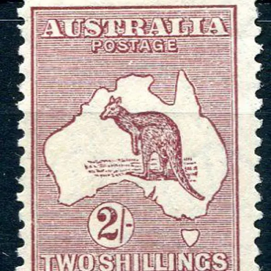 1929/30 Small Multiple Watermark 2/- maroon with ...