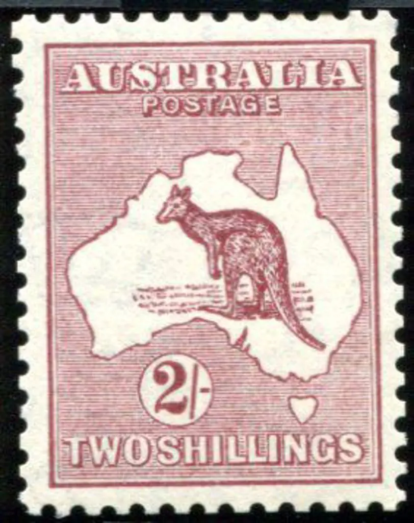 1929/30 Small Multiple Watermark 2/- maroon with ... Image 1++