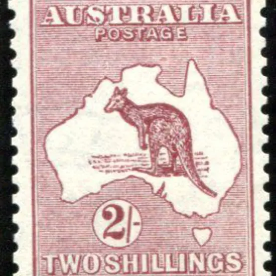 1929/30 Small Multiple Watermark 2/- maroon with ...