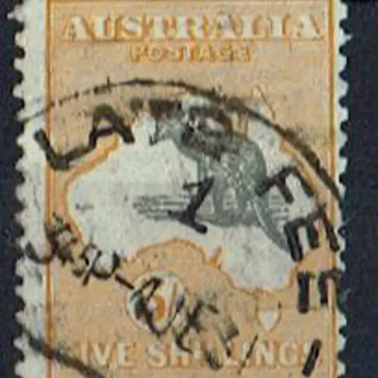 1929/30 Small Multiple Watermark 5/- grey & ...