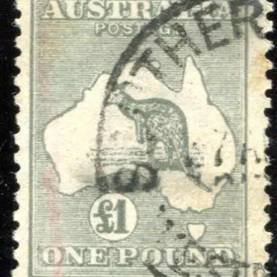 1931-47 CofA Watermark £1 grey. Good to fine used ...