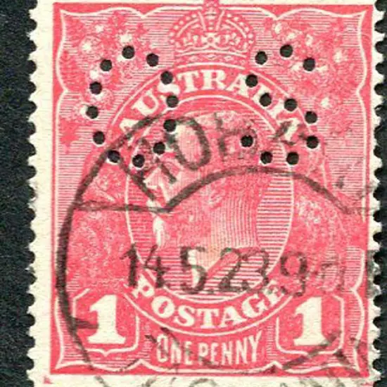 1914-20 Single Watermark 1d rose pink, G67, ...