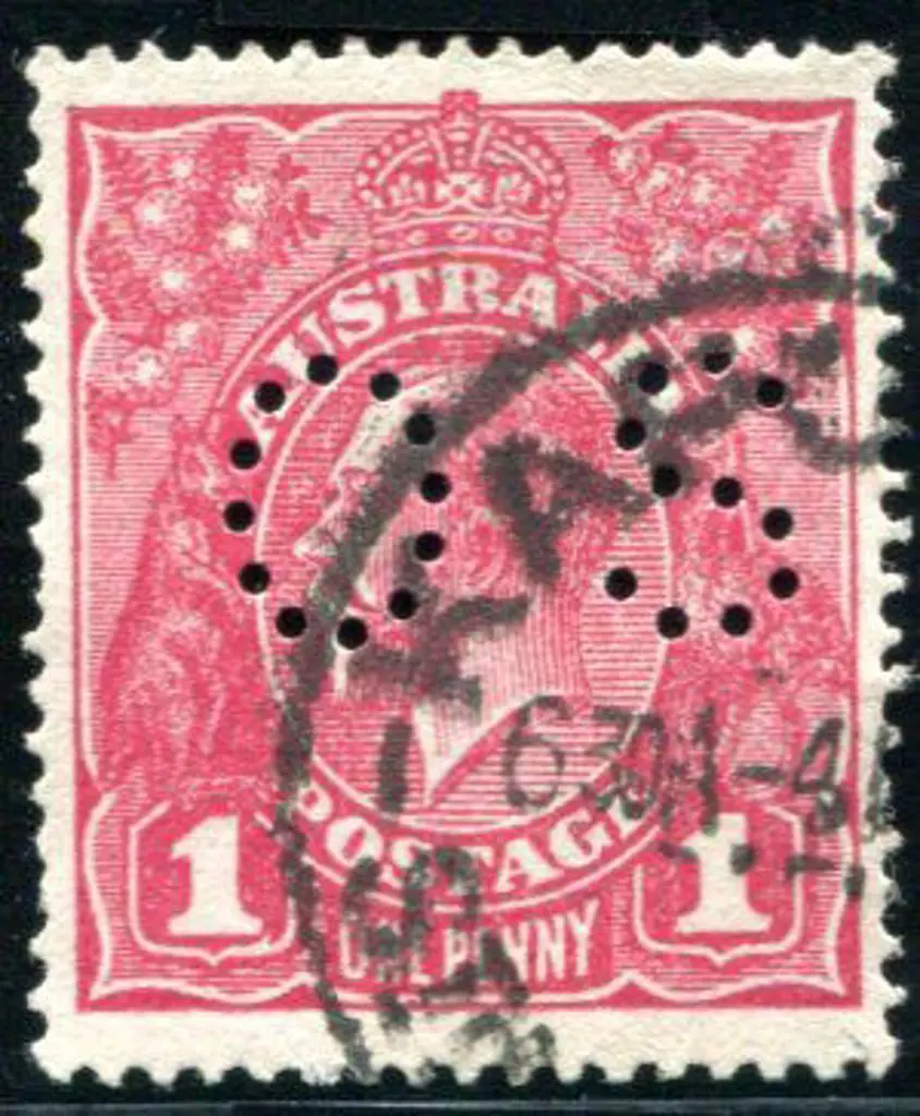 1914-20 Single Watermark 1d damson, Die II, G70½ & ... Image 1++