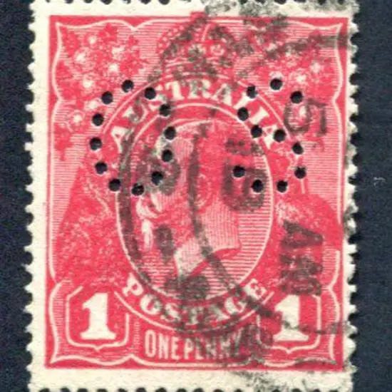 1914-20 Single Watermark 1d maroon, Die II, G77 ...