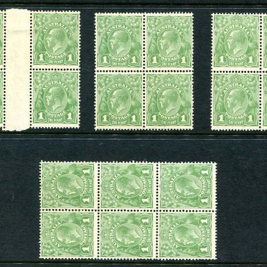 1926-30 Small Multiple Watermark Perf. 13½x12½ 1d ...