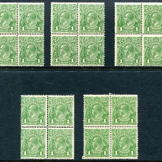1926-30 Small Multiple Watermark Perf. 13½x12½ 1d ...