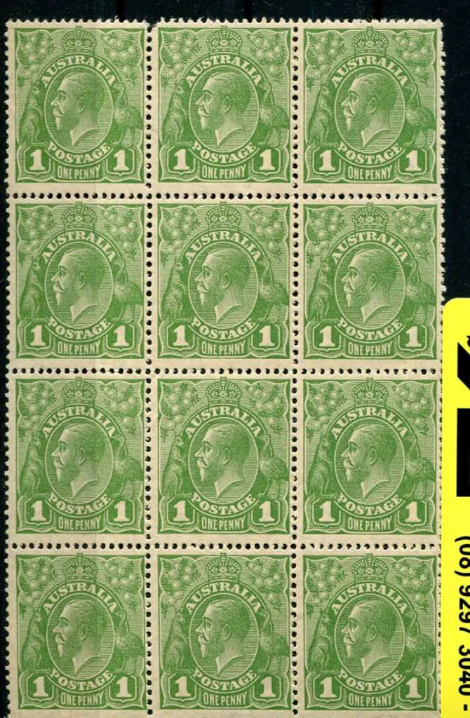 1926-30 Small Multiple Watermark Perf. 13½x12½ 1d ... Image 1++