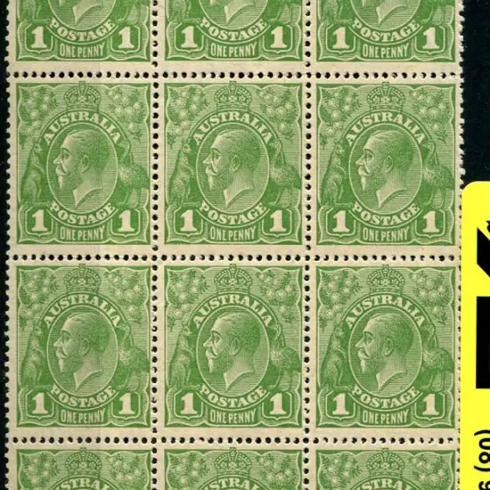 1926-30 Small Multiple Watermark Perf. 13½x12½ 1d ...