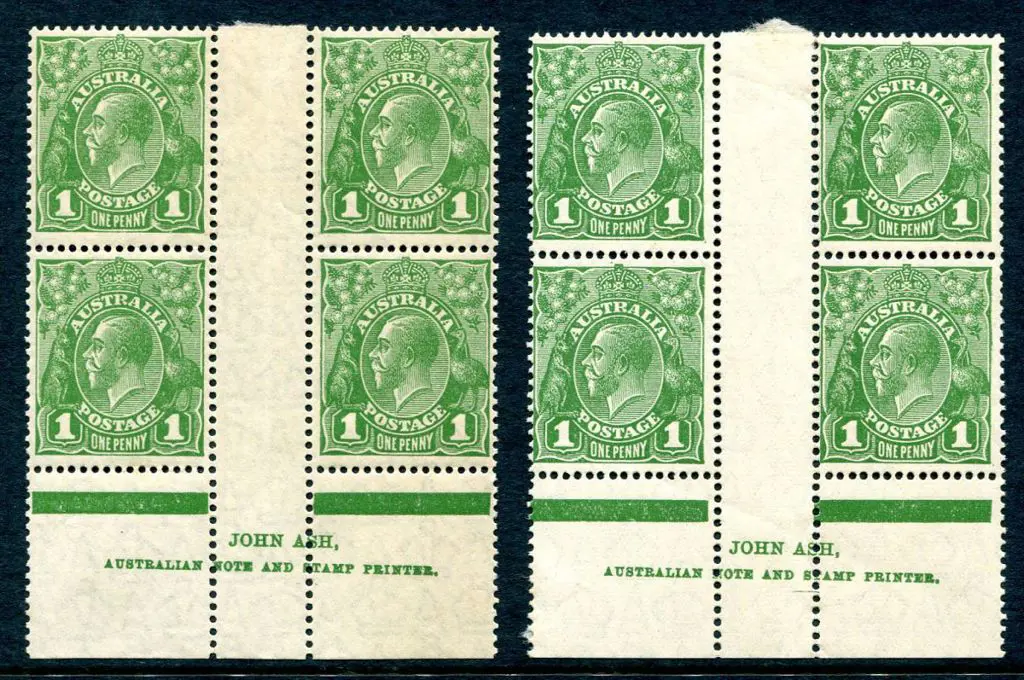 1926-30 Small Multiple Watermark Perf. 13½x12½ 1d ... Image 1++