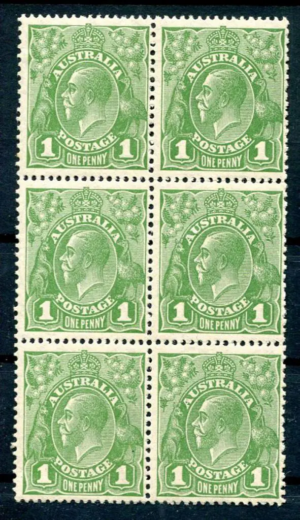 1926-30 Small Multiple Watermark Perf. 13½x12½ 1d ... Image 1++