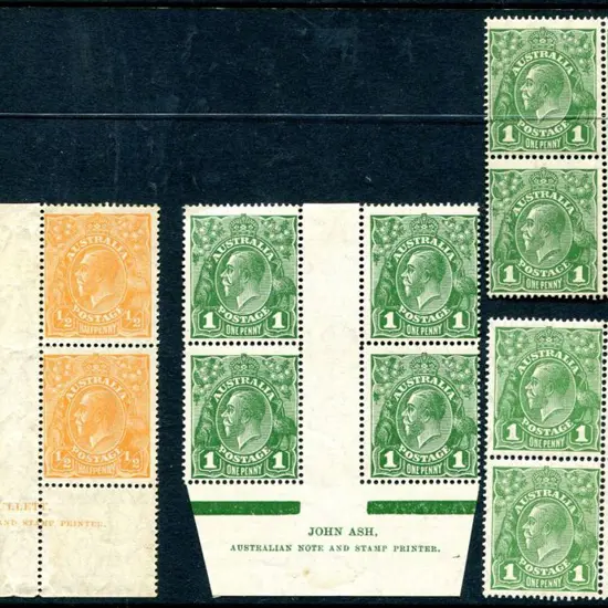 1926-30 Small Multiple Watermark Perf. 14 ½d ...